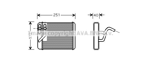 AVA QUALITY COOLING Lämmityslaitteen kenno HY6120